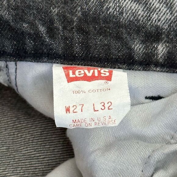 VTG Levi’s Acid Wash Denim Pants USA made - Picture 9 of 9